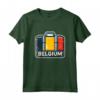 Bandiera Belgio Patriottica Retrò Vintage - Maglietta per Fan e Sostenitori del Belgio - Ideale per la Squadra Nazionale