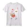 Maglietta a forma di bradipo di San Valentino con lama - T-shirt a forma di cuore più carina per San Valentino - Ideale per regalo unico e originale