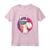 Divertente Lama con Occhiali da Sole Retrò - Maglietta Moda per Uomo, Donna e Bambini - Acquista Online!
