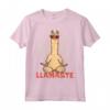 Divertente Lama Yoga Lamaste Namaste Maglietta - Ideale Regalo per Amanti dello Yoga e della Meditazione