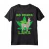 Kiffer - Maglietta Lama Alpaca Cannabis Marihuanna Ganja Weed - No Drama Lama - Regalo Divertente per Fumatori e Amanti della Cannabis