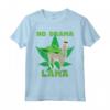Kiffer - Maglietta Lama Alpaca Cannabis Marihuanna Ganja Weed - No Drama Lama - Regalo Divertente per Fumatori e Amanti della Cannabis
