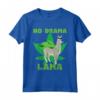 Kiffer - Maglietta Lama Alpaca Cannabis Marihuanna Ganja Weed - No Drama Lama - Regalo Divertente per Fumatori e Amanti della Cannabis