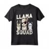 Carino Lama Squad Alpaca Con Occhiali - Retro Llama Amanti Maglietta - Outfit Alla Moda per Gli Alpaca