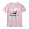 Carino Lama Squad Alpaca Con Occhiali - Retro Llama Amanti Maglietta - Outfit Alla Moda per Gli Alpaca