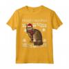 Buon Natale Ornamento LaPerm Gatto - Maglietta Babbo Natale per Amanti dei Gatti - Regalo Divertente per Natale