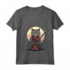 Donna Gatto Ninja giapponese Kawaii LaPerm Gatto Samurai Maglietta con Collo a V - Design Unico - Acquista Online