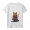 Donna Gatto Ninja giapponese Kawaii LaPerm Gatto Samurai Maglietta con Collo a V - Design Unico - Acquista Online