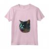 Donna Carino LaPerm Amante Colorato Arte Gatto Mamma Gatto Papà Uomini Donne - Maglietta divertente per amanti dei gatti LaPerm - Ideale per Halloween e festività