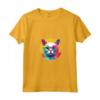 Donna Divertente LaPerm Gatto con Occhiali da Sole Retrò Maglietta con Collo a V - Ideale per Regalo per Amanti dei Gatti - Perfetta per Compleanni e Feste