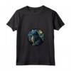 Donna Laperm Gatto in Notte Stellata - Maglietta con Collo a V per Uomini, Donne e Bambini - Regalo Divertente per Amanti dei Gatti Laperm