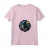 Donna Laperm Gatto in Notte Stellata - Maglietta con Collo a V per Uomini, Donne e Bambini - Regalo Divertente per Amanti dei Gatti Laperm