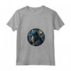 Donna Laperm Gatto in Notte Stellata - Maglietta con Collo a V per Uomini, Donne e Bambini - Regalo Divertente per Amanti dei Gatti Laperm