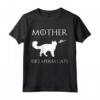 Madre di Laperm Gatti Unrivaled - Novità Maglietta per la Festa della Mamma - Regalo per Amanti dei Gatti e Appassionati di Animali