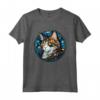 Laperm - Piombo in Vetro Colorato, Motivo: Gatto Maglietta - Design Unico per gli Amanti dei Gatti e dell'Arte in Vetro Colorato