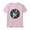 Laperm - Piombo in Vetro Colorato, Motivo: Gatto Maglietta - Design Unico per gli Amanti dei Gatti e dell'Arte in Vetro Colorato