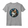 Laperm - Piombo in Vetro Colorato, Motivo: Gatto Maglietta - Design Unico per gli Amanti dei Gatti e dell'Arte in Vetro Colorato