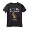 I'm Just A Girl Who Loves LaPerms - Cat Lover Regalo Maglietta per Amanti dei Gatti - Ideale per Proprietari di LaPerms