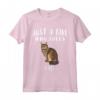 I'm Just A Girl Who Loves LaPerms - Cat Lover Regalo Maglietta per Amanti dei Gatti - Ideale per Proprietari di LaPerms