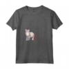 Calico LaPerm Cat Heartbeat ECG Funny Cats Lover Maglietta con Collo a V - Regalo Divertente per Amanti dei Gatti LaPerm - Ideale per Compleanno o Natale
