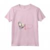 Calico LaPerm Cat Heartbeat ECG Funny Cats Lover Maglietta con Collo a V - Regalo Divertente per Amanti dei Gatti LaPerm - Ideale per Compleanno o Natale