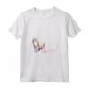 Calico LaPerm Cat Heartbeat ECG Funny Cats Lover Maglietta con Collo a V - Regalo Divertente per Amanti dei Gatti LaPerm - Ideale per Compleanno o Natale