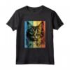 Laperm - Ritratto di gatto, stile vintage - Maglietta per amanti dei gatti Laperm - Ideale per Natale, Ringraziamento o Compleanni