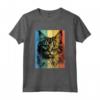 Laperm - Ritratto di gatto, stile vintage - Maglietta per amanti dei gatti Laperm - Ideale per Natale, Ringraziamento o Compleanni