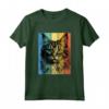 Laperm - Ritratto di gatto, stile vintage - Maglietta per amanti dei gatti Laperm - Ideale per Natale, Ringraziamento o Compleanni