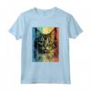 Laperm - Ritratto di gatto, stile vintage - Maglietta per amanti dei gatti Laperm - Ideale per Natale, Ringraziamento o Compleanni