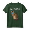 LaPerm Ew People - Maglietta con Gatto Divertente e Maschera per il Viso - Regalo per Amanti dei Gatti