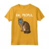 LaPerm Ew People - Maglietta con Gatto Divertente e Maschera per il Viso - Regalo per Amanti dei Gatti