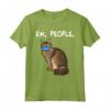 LaPerm Ew People - Maglietta con Gatto Divertente e Maschera per il Viso - Regalo per Amanti dei Gatti