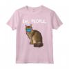 LaPerm Ew People - Maglietta con Gatto Divertente e Maschera per il Viso - Regalo per Amanti dei Gatti