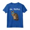LaPerm Ew People - Maglietta con Gatto Divertente e Maschera per il Viso - Regalo per Amanti dei Gatti