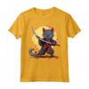Samurai Gatto giapponese Kawaii Ninja LaPerm Cat Maglietta - Design Vivido e Intricato - Acquista Online