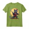 Samurai Gatto giapponese Kawaii Ninja LaPerm Cat Maglietta - Design Vivido e Intricato - Acquista Online