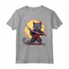 Samurai Gatto giapponese Kawaii Ninja LaPerm Cat Maglietta - Design Vivido e Intricato - Acquista Online