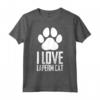 I Love LaPerm Cat Maglietta - Unique Gift for LaPerm Cat Owners - Funny LaPerm Cat T-shirt for Men and Women