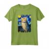 Laperm - Dipinto con Gatto Stellato - Maglietta per Amanti dei Gatti - Regalo Carino per Natale o Compleanno