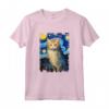 Laperm - Dipinto con Gatto Stellato - Maglietta per Amanti dei Gatti - Regalo Carino per Natale o Compleanno