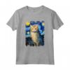Laperm - Dipinto con Gatto Stellato - Maglietta per Amanti dei Gatti - Regalo Carino per Natale o Compleanno