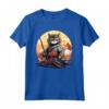 Samurai Gatto Giapponese Kawaii Ninja LaPerm Cat - Maglietta Stile Samurai con Design Ninja - Ideale per gli Amanti dei Gatti e della Cultura Giapponese