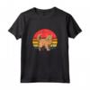 Laperm Gatto Tramonto Retrò - Design Vintage Maglietta per Amanti dei Gatti - Regalo Perfetto per Natale o Compleanni