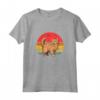 Laperm Gatto Tramonto Retrò - Design Vintage Maglietta per Amanti dei Gatti - Regalo Perfetto per Natale o Compleanni