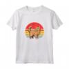 Laperm Gatto Tramonto Retrò - Design Vintage Maglietta per Amanti dei Gatti - Regalo Perfetto per Natale o Compleanni