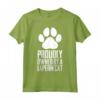 Proudly Owned by a Laperm Cat - Laperm Mom T-shirt for Men and Women - Ideal Laperm Cat Gift for Birthday or Just for Fun