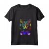 Donna Gaming LaPerm Cat Player Animal Video Gamer Lover Men Kids Maglietta con Collo a V - Unique Gamer Gift Idea for Cat Lovers