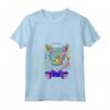 Donna Gaming LaPerm Cat Player Animal Video Gamer Lover Men Kids Maglietta con Collo a V - Unique Gamer Gift Idea for Cat Lovers
