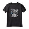 Libri e Laperm - Divertente Gatto Mamma o Gatto Papà - Idea Regalo Maglietta Unica per Genitori di Gatti - Regali Divertenti per Occasioni Speciali